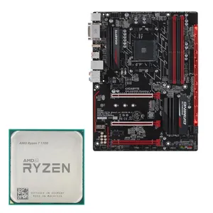 مادربرد گیگابایت مدل GA-AB350-Gaming 3 به همراه پردازنده مرکزی ای ام دی مدل Ryzen 1700
