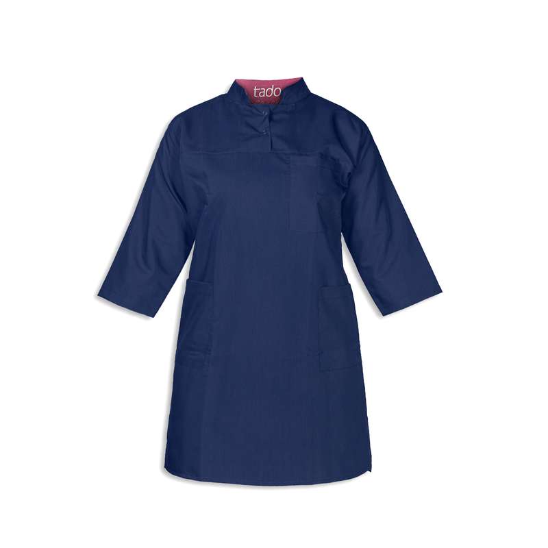 روپوش پزشکی زنانه تادو طرح سیزگی کد 1001