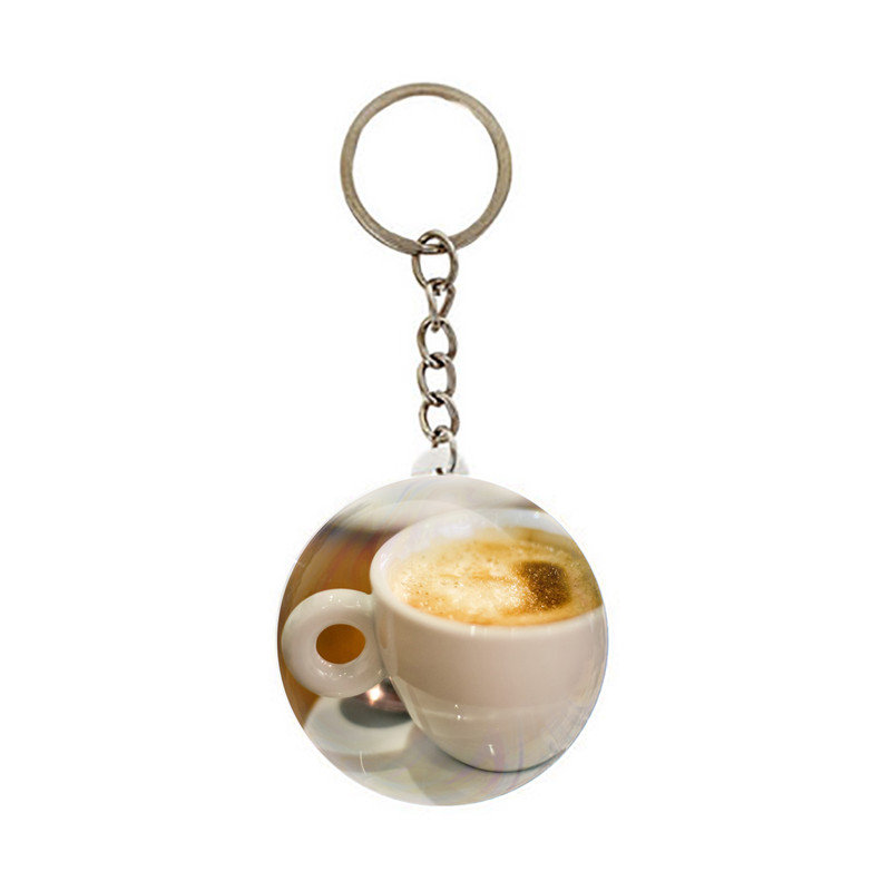 جاکلیدی عرش مدل فانتزی قهوه Coffee کد Asj5176