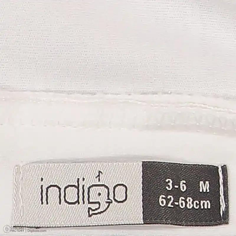 ست سرهمی و کلاه نوزادی دخترانه ایندیگو مدل 23108 رنگ صورتی