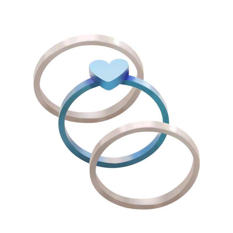 انگشتر زنانه ماصرم مدل Ri3035 مجموعه سه عددی انگشتر زنانه ماصرم مدل Ri3035 مجموعه سه عددی