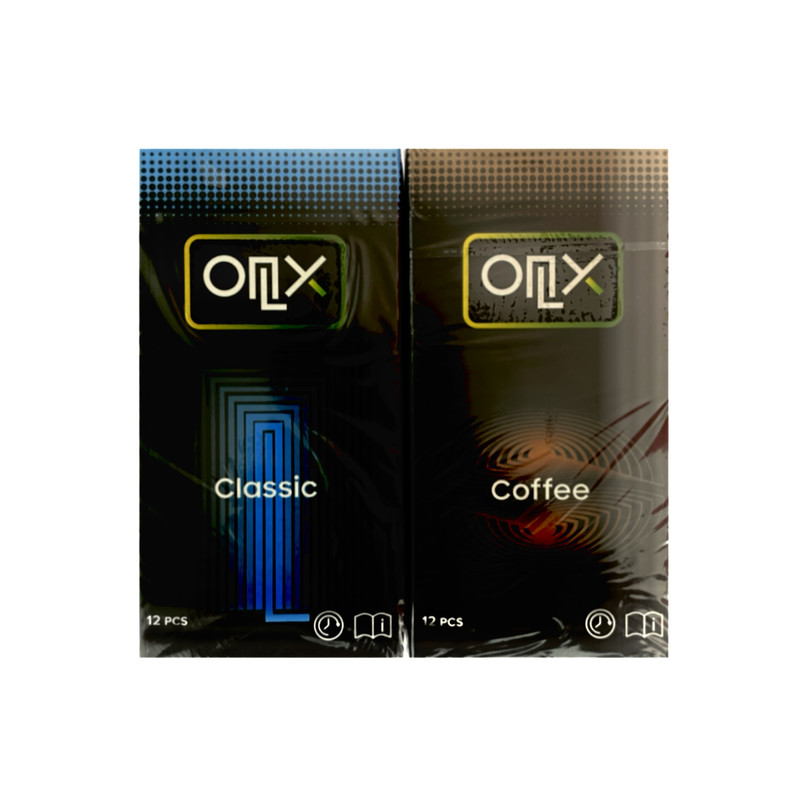 کاندوم اونلی مدل Classic بسته 12 عددی به همراه کاندوم اونلی مدل Coffee بسته 12 عددی