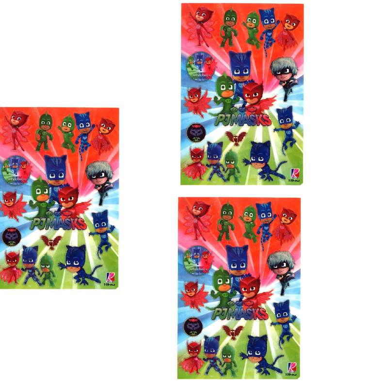 استیکر کودک مدل قهرمانان نقاب دار کد MR_109 بسته 3 عددی