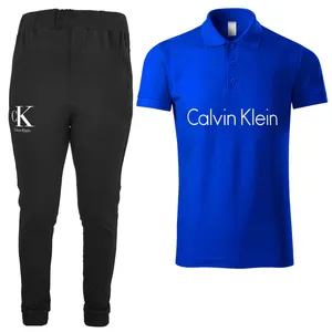 ست پولوشرت و شلوار مردانه مدل 00416147 رنگ آبی