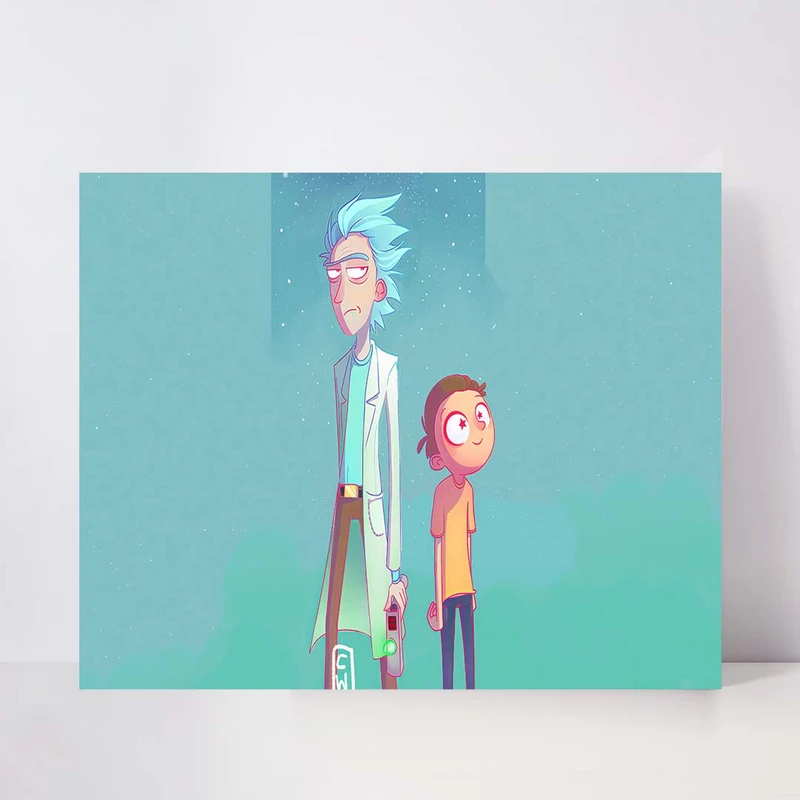 تابلو شاسی مدل rick and morty کد S-15030