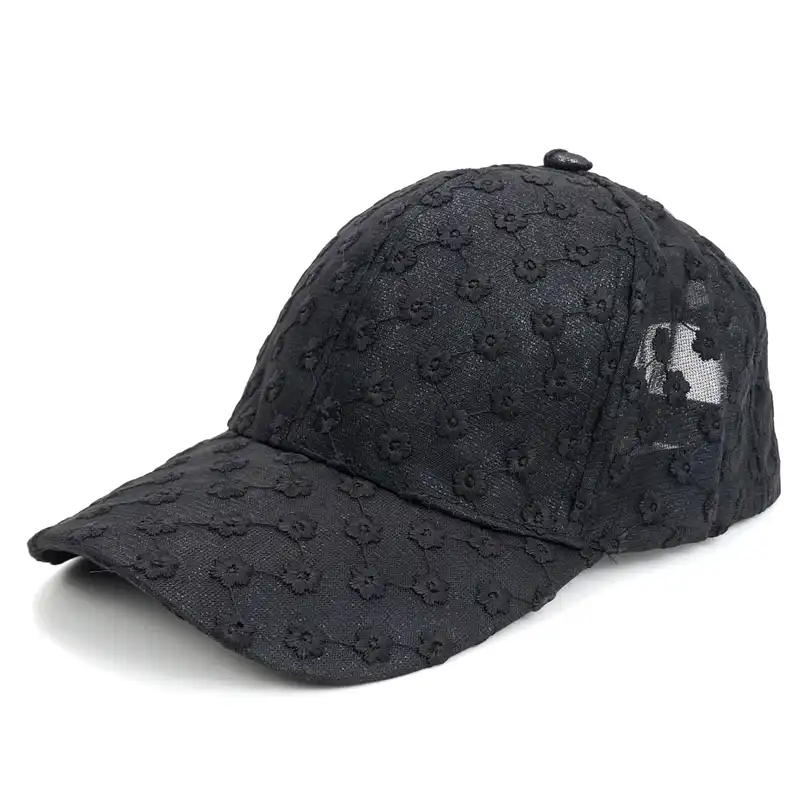 کلاه کپ مدل شکوفه طرح توری کد 1167