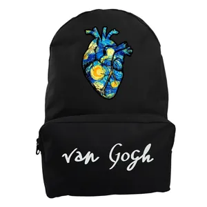 کوله پشتی طرح قلب شب پرستاره کد kp21