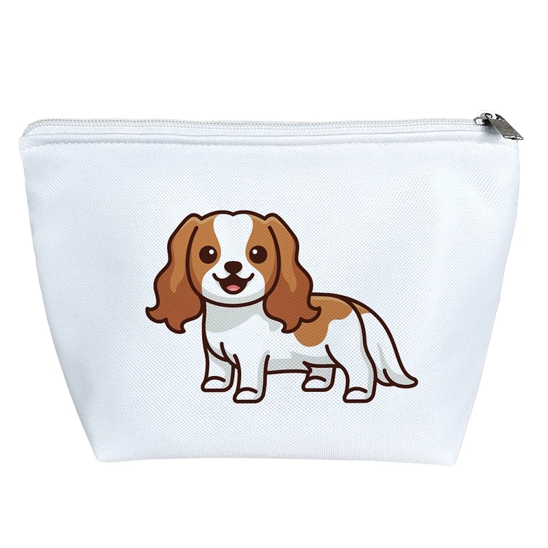 کیف لوازم آرایش دخترانه خندالو مدل سگ نژاد کاوالیر کد 2902