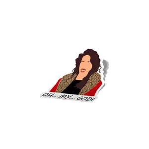 استیکر لپ تاپ لولو طرح سریال فرندز Friends کد 838