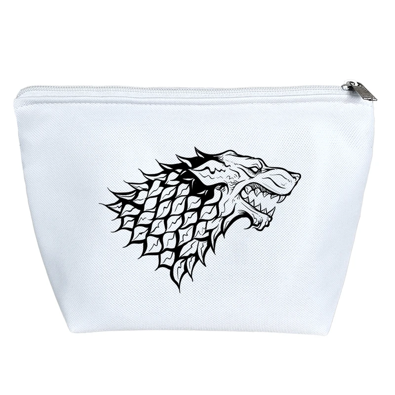 کیف لوازم آرایش دخترانه خندالو مدل گرگ GOT کد 5886