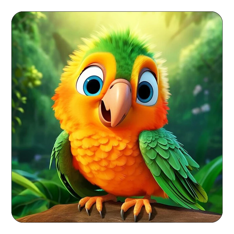 مگنت کاکتی طرح حیوانات کارتونی مدل mp27989