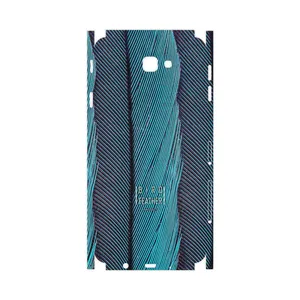 MAHOOT Turquoise feathers-FullSkin Cover Sticker for Samsung Galaxy J7 Prime