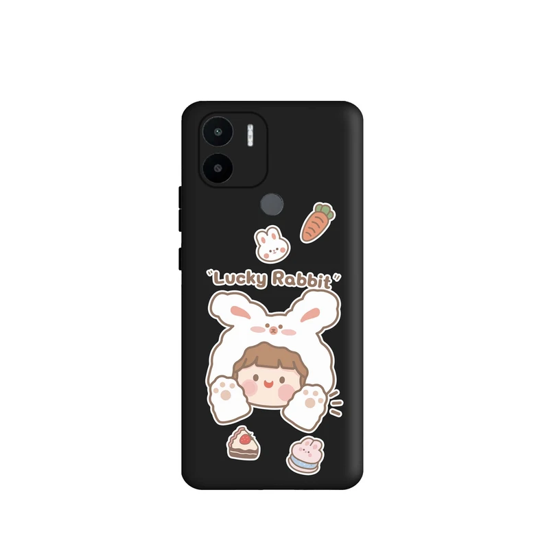 کاور قاب گارد طرح دختر خرگوشی کد t6426 مناسب برای گوشی موبایل شیائومی Redmi A1 Plus / Redmi A2 Plus 