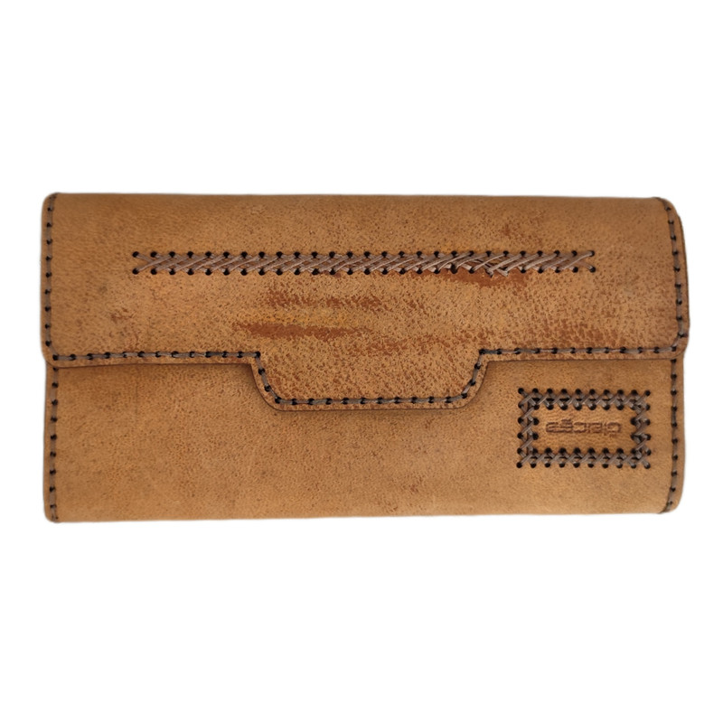 کیف پول مدل چرم طبیعی بزی W-55