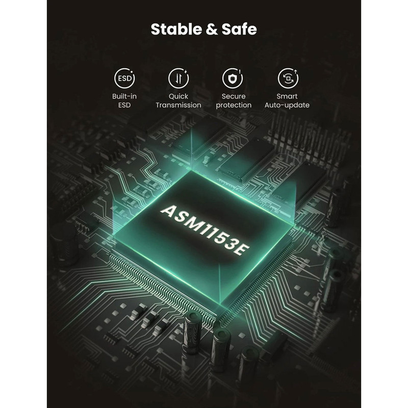 مبدل USB-C به SATA یوگرین مدل 70610