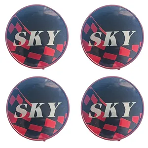 در پوش رینگ خودرو آراکس یدک مدل AY-5117 طرح SKY مجموعه 4 عددی
