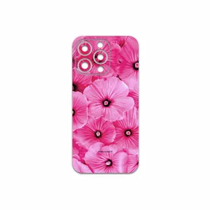 MAHOOT Pink-Flower Cover Sticker for Apple iPhone 13 Pro Max