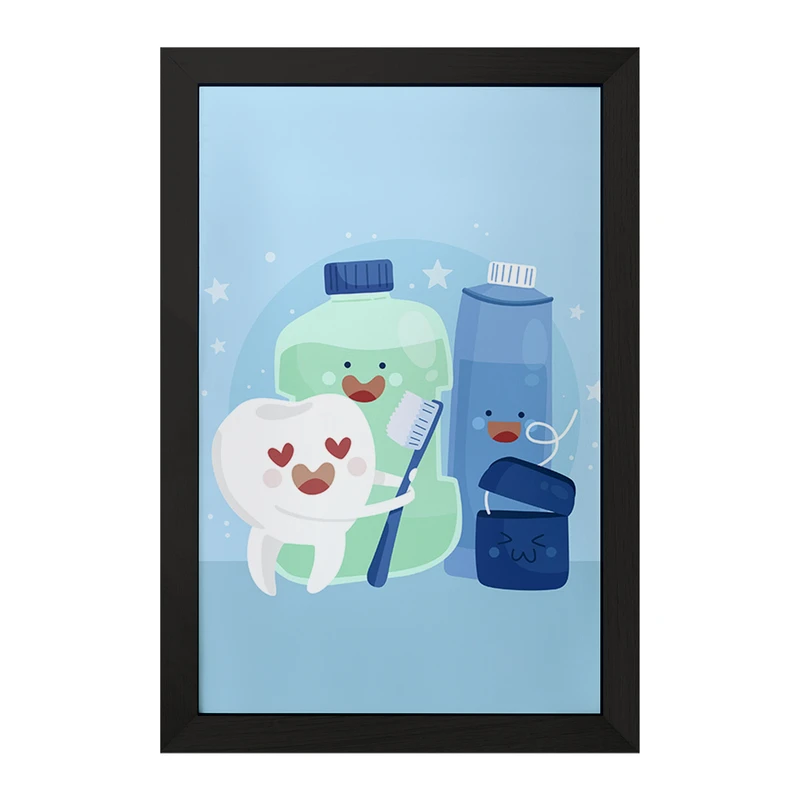 تابلو خندالو مدل دندان و دندان پزشکی کودکانه کد 36722