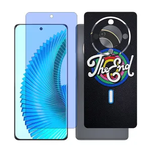Glass together model anti blue screen protector suitable for Honor X9b mobile phone with back cover sticker