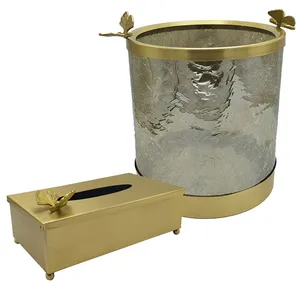 ست سطل و جای دستمال کاغذی کد 416B