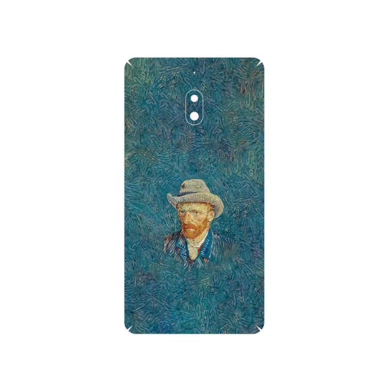 برچسب پوششی ماهوت مدل Self portrait with a gray felt hat مناسب برای گوشی موبایل نوکیا 2.1