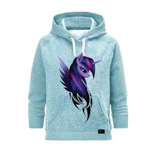 هودی زنانه مدل تکشاخ کد B6 رنگ آبی