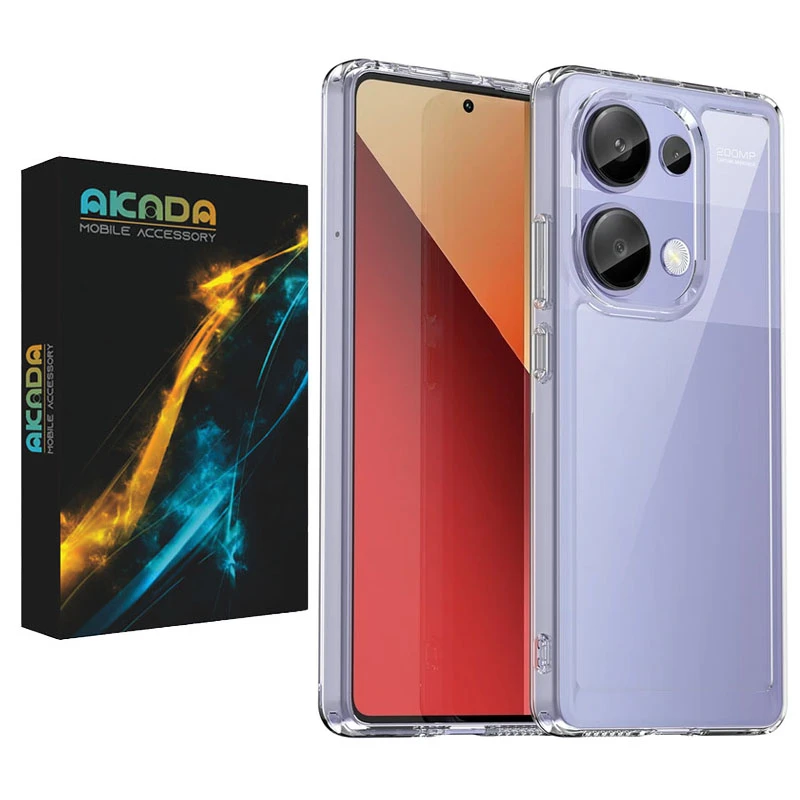 کاور آکادا مدل Transparent مناسب برای گوشی موبایل شیائومی Redmi Note 13 Pro 4G