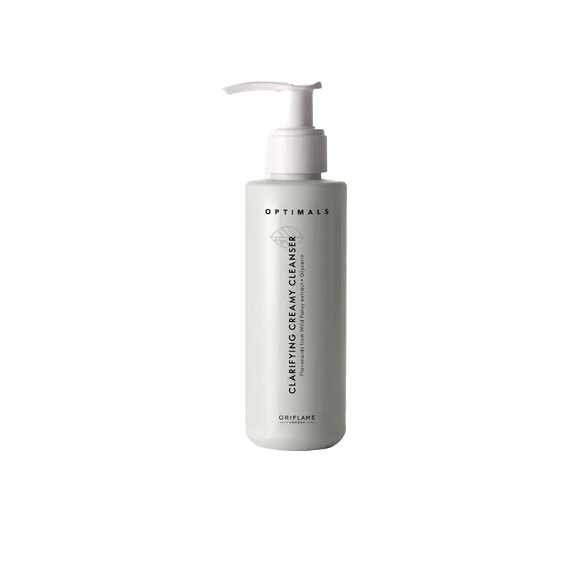 کرم پاک کننده آرایش صورت اوریفلیم مدل Oriflame Clarifying Optimals Creamy Cleanser مناسب برای پوست حساس حجم 150 میلی لیتر