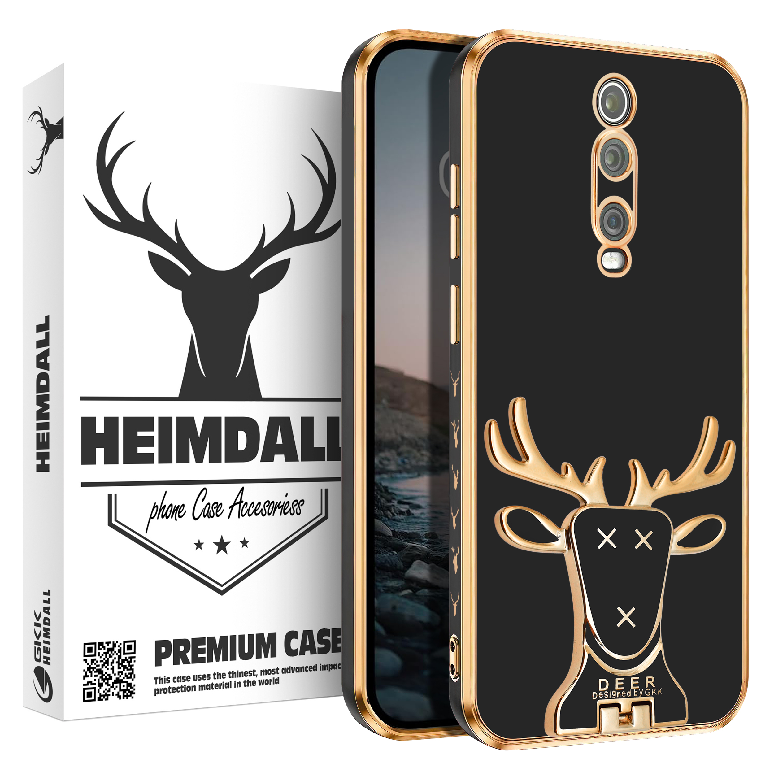 کاور جی کی کی مدل Deer Stand مناسب برای گوشی موبایل شیائومی Mi 9T / Mi 9T pro / Redmi k20 / Redmi k20 pro