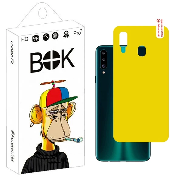 محافظ پشت گوشی بوک مدل Transparent TPU مناسب برای گوشی موبایل سامسونگ Galaxy A20s