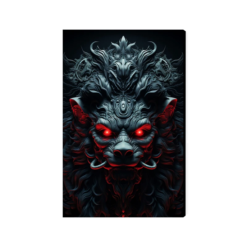 تابلو شاسی عرش مدل فانتزی اژدها کد As4426