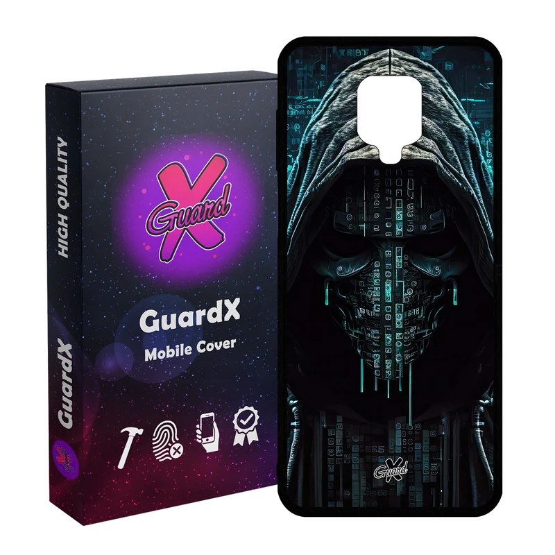 کاور گارد ایکس طرح مرد مدل Glass10622 مناسب برای گوشی موبایل شیائومی Redmi Note9 Pro/Note 9 Pro Max/Redmi Note 9S/MI Poco M2 Pro