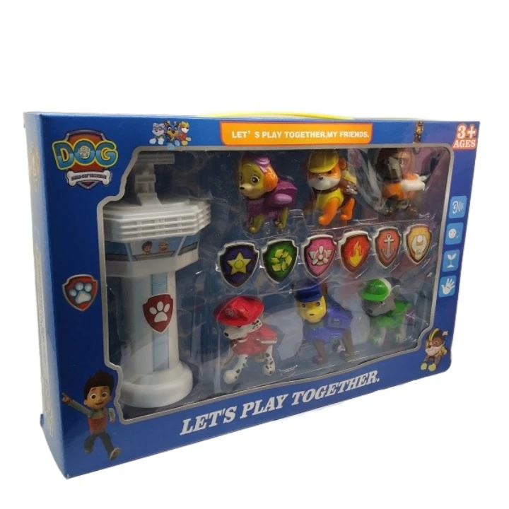 فیگور مدل سگ های نگهبان مجموعه 7 عددی