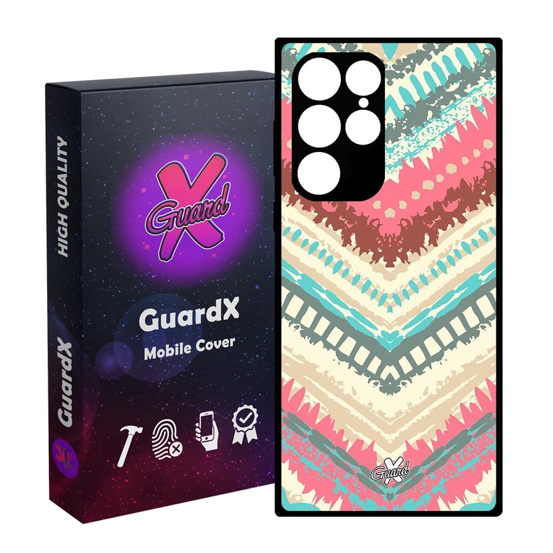 کاور گارد ایکس طرح Colors مدل Glass10129 مناسب برای گوشی موبایل سامسونگ Galaxy S23 Ultra