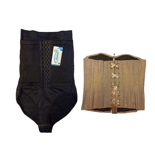 گن زنانه مدل قزن دار و ساعت شنی مجموعه 2 عددی