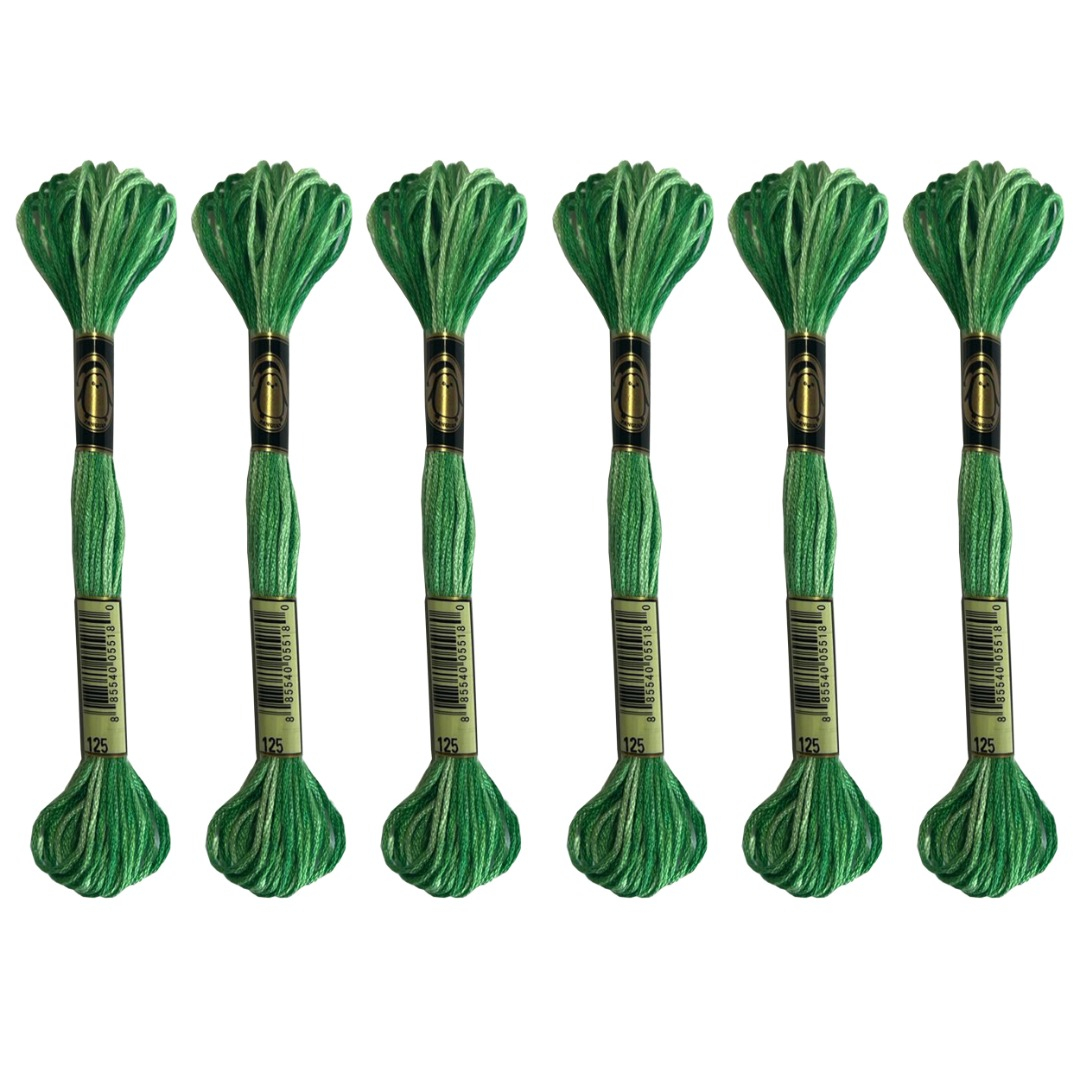 نخ گلدوزی پنگوئن مدل PNG-06 کد P-125 مجموعه 6 عددی