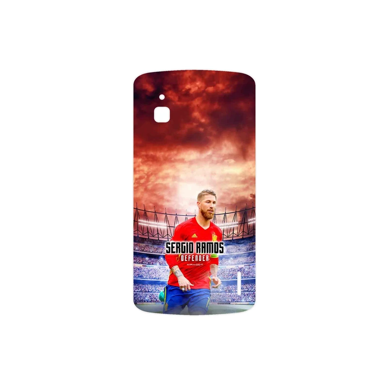 برچسب پوششی ماهوت مدل Sergio Ramos مناسب برای گوشی موبایل گوگل Nexus 4