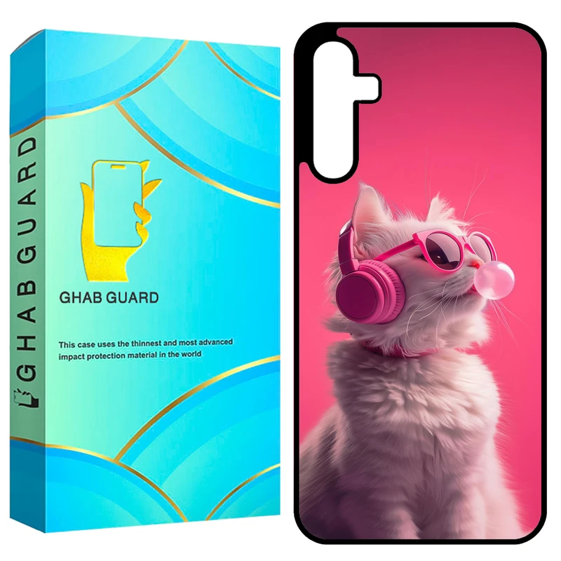 کاور قاب گارد طرح گربه مدل GCHPA35 مناسب برای گوشی موبایل سامسونگ Galaxy A35 5G