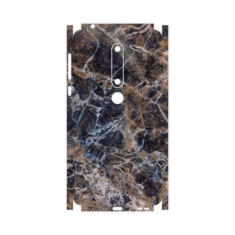 برچسب پوششی ماهوت مدل Earth-White-Marble-FullSkin مناسب برای گوشی موبایل نوکیا 6.1