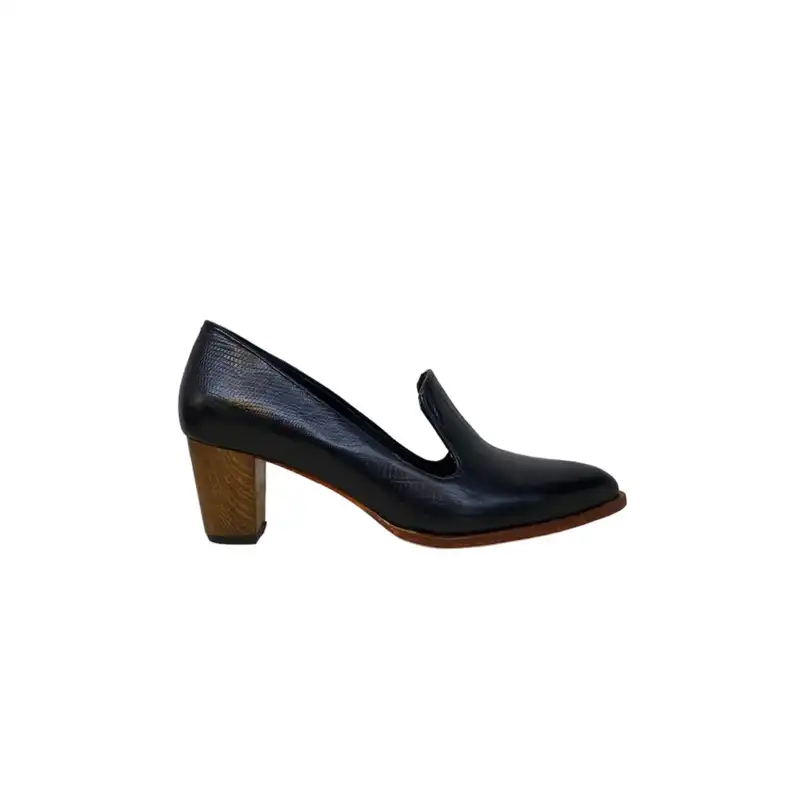 کفش زنانه مدل نـــــــــــانی 2 چرم طبیعی رنگ مشکی