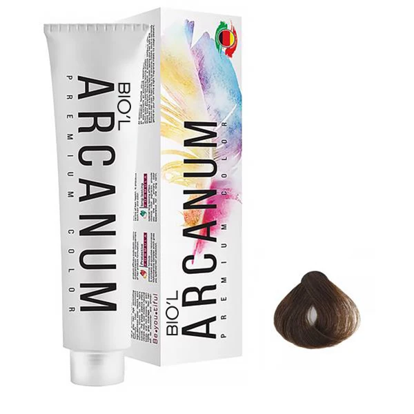 رنگ مو بیول مدل Arcanum شماره 6.81 حجم 120 میلی لیتر رنگ بلوند بلوطی تیره