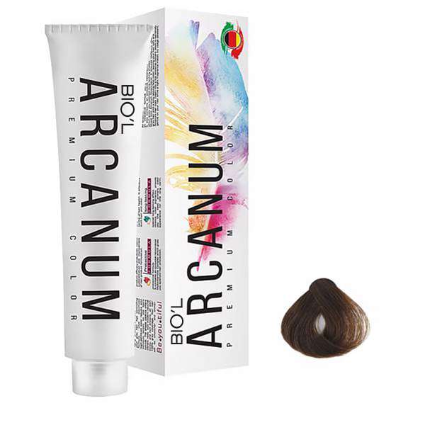 رنگ مو بیول مدل Arcanum شماره 6.81 حجم 120 میلی لیتر رنگ بلوند بلوطی تیره