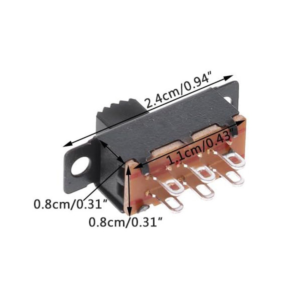 کلید کشویی مدل SS22F32-G5.6PIN بسته 5 عددی