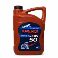 روغن موتور خودرو بنزینی بیزول مدل navex 20w-50 SL حجم 4 لیتر