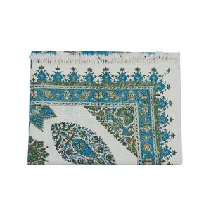 سفره قلمکار اثر زابلیان طرح 62-11-118 سایز 100 × 150 سانتی متر