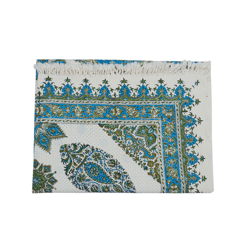 سفره قلمکار اثر زابلیان طرح 62-11-118 سایز 100 × 150 سانتی متر
