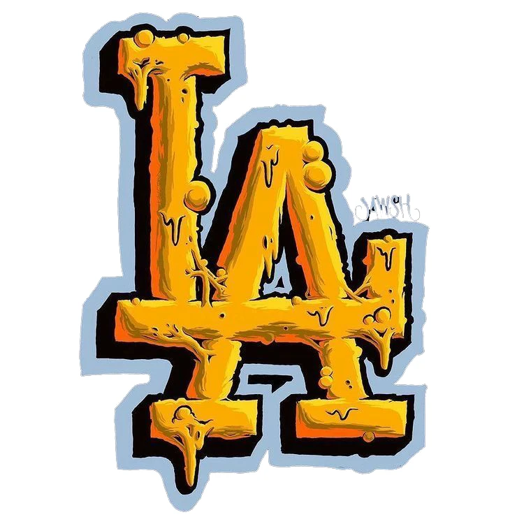 استیکر پارچه و لباس پاد آفرین مدل تیم بسکتبال لیکرز کد 2675