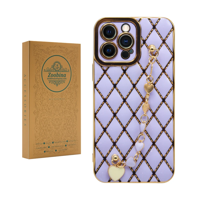کاور زوبینا مدل Isabella Plus مناسب برای گوشی موبایل اپل iPhone 13 Pro Max به همراه آویز