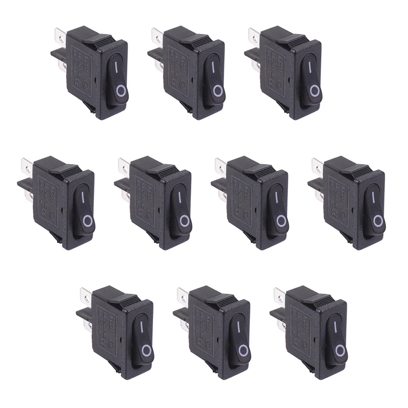 کلید راکر مدل 2 پایه KCD1-110 بسته 10 عددی