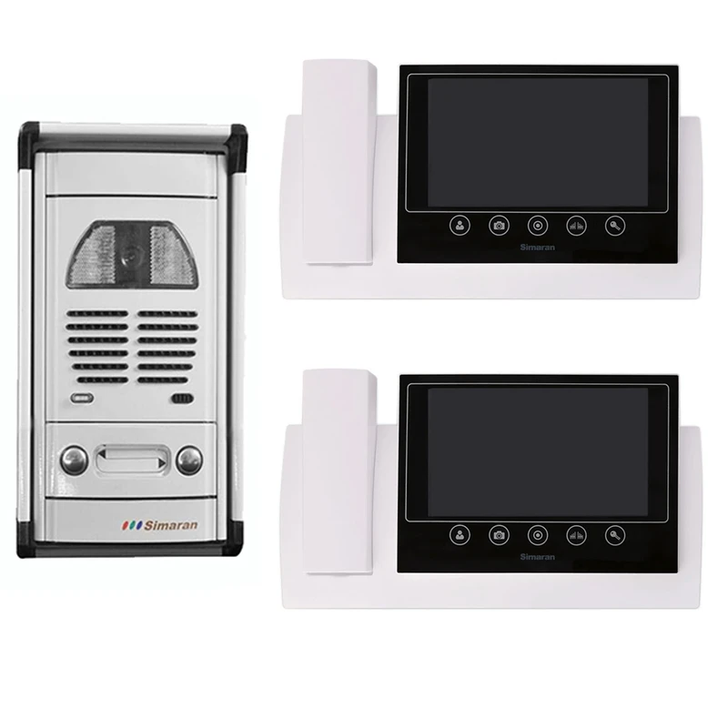 دربازکن تصویری سیماران مدل 72TKM-VFC2D مجموعه 3 عددی